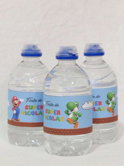 Etiquetas para botellitas de agua.